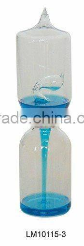 Blue Glass love meter/glass hand boiler