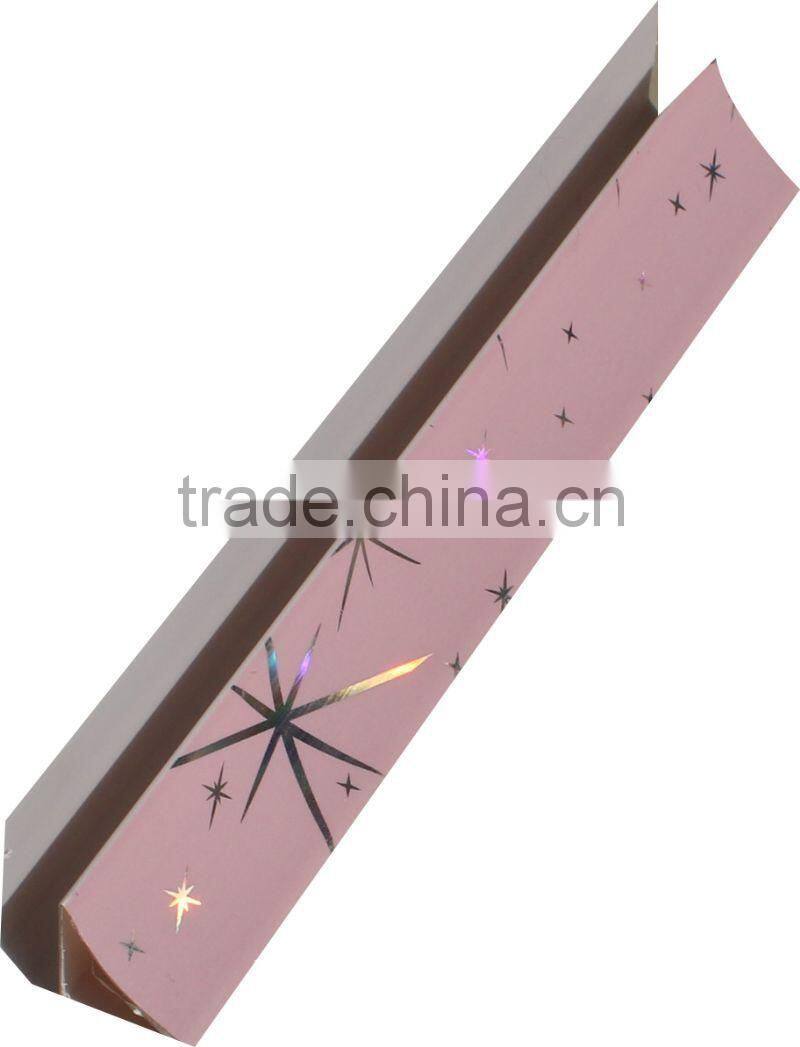 Decorative Plastic corner,PVC TOP CORNER,PVC decorative top jointer TP013