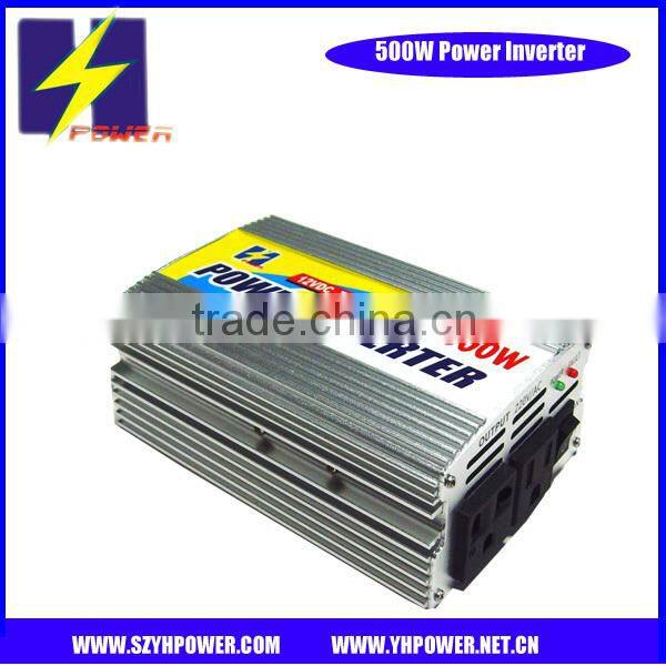 500w 12v to 110v coinverter for solar,home and car use