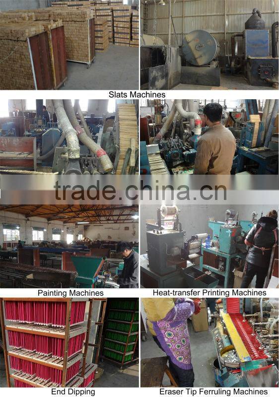 Custom Wooden HB Pencils, Black & Green Striped, End Dipped