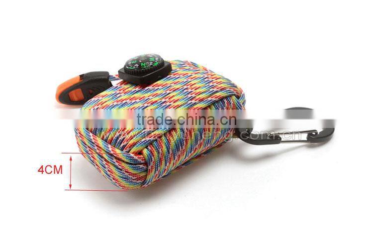 outdoor 550 paracord grenade survival kit