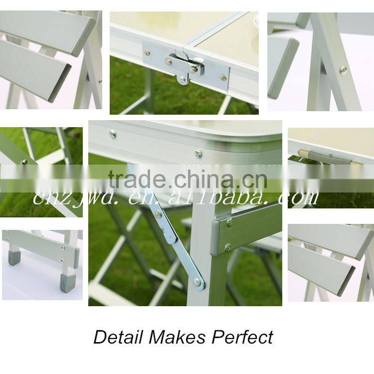 4 seat wooden folding table