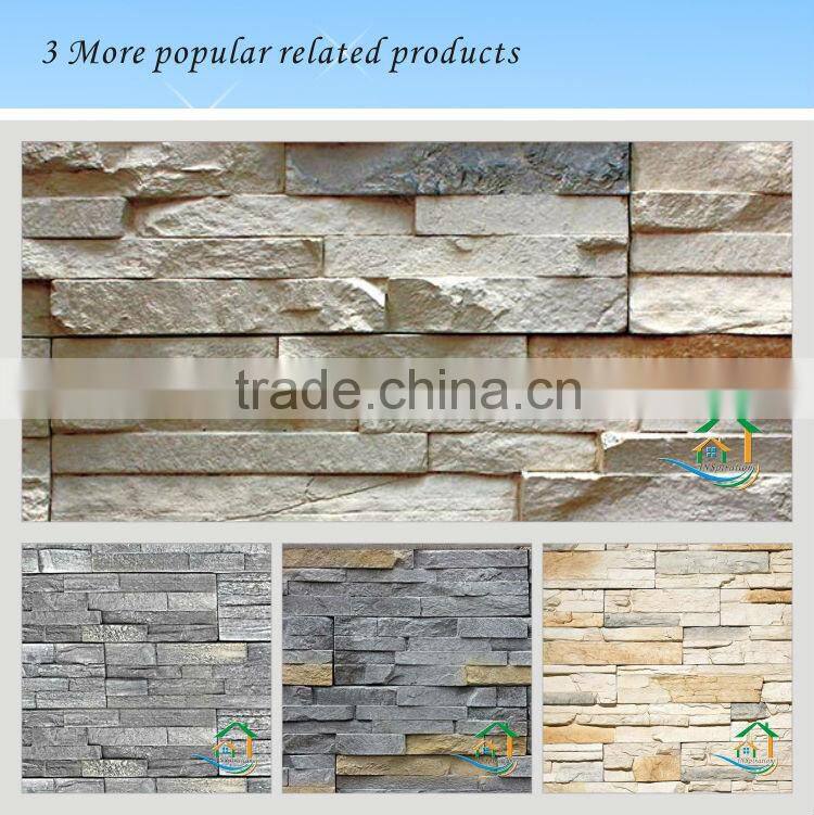 Unique art design decorative stone for tv wall