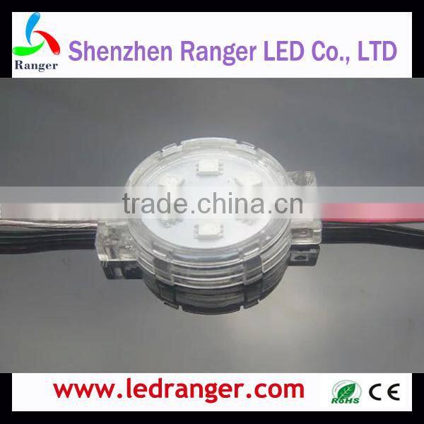 battery operated LED Pixel Module Light DMX512 with Mini Decoder Clear cover with Lens for 5050 LEDs