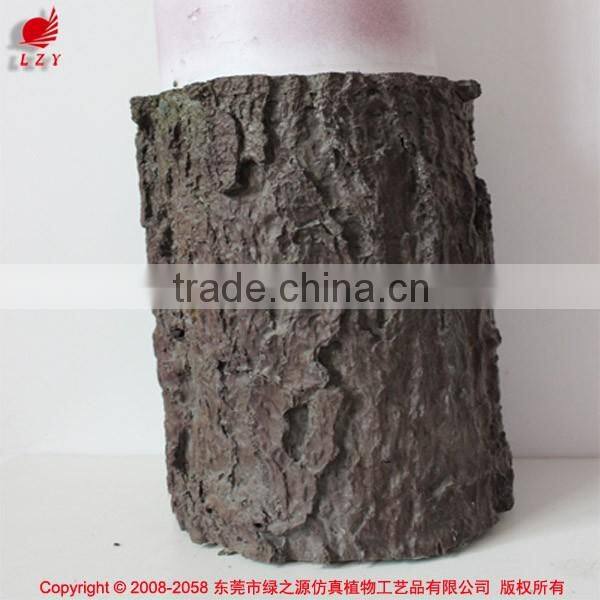 Artificial pine wood log for home decoration