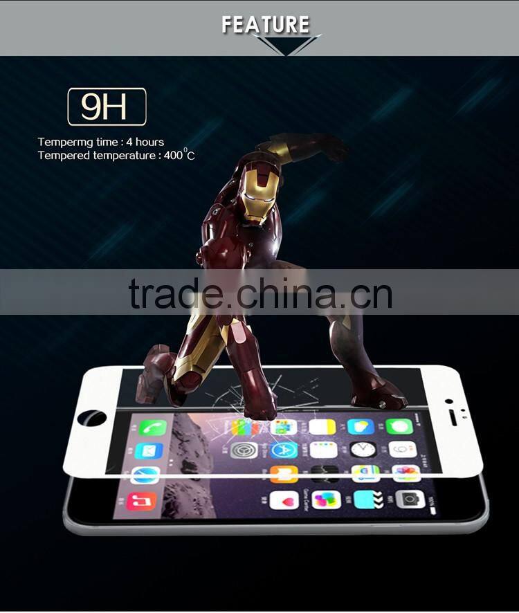 newest trend scratch resistant9H tempered glass screen protector for iphone6s