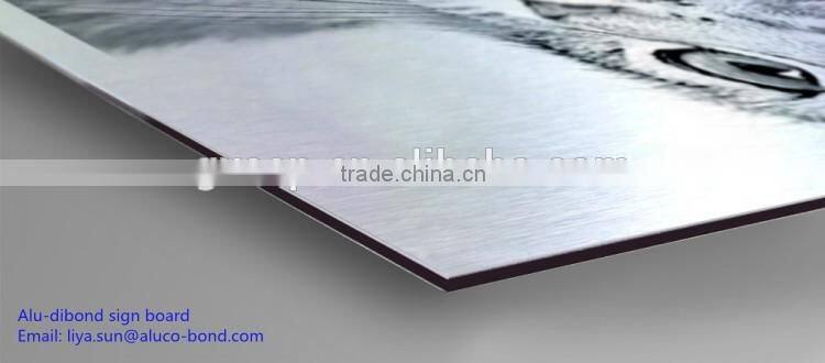 Digital signage aluminium composite panel