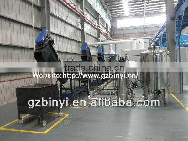 Scrap plastic recycling machine scrap / LCD computers TV screens recycling production line