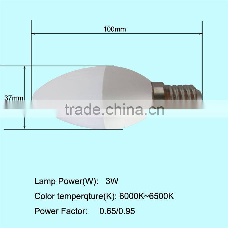 Hot sale DC 5v 3w Mini USB led bulb light with switch C37 E14 Lamp Led Bulb Candle Light