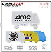 new design pepper Mints 170 pcs made by mark tin box up open