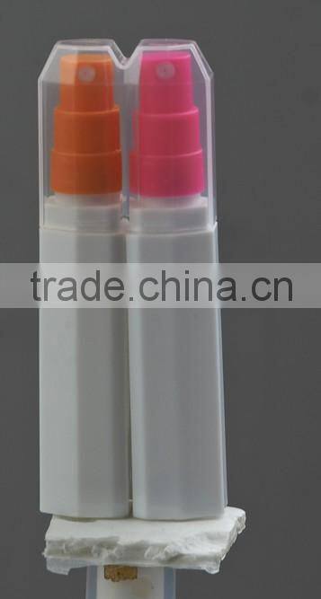 food grade candy spray bottle double tubes perfume sprayer bottle personal care cosmetic packaging empty bottle