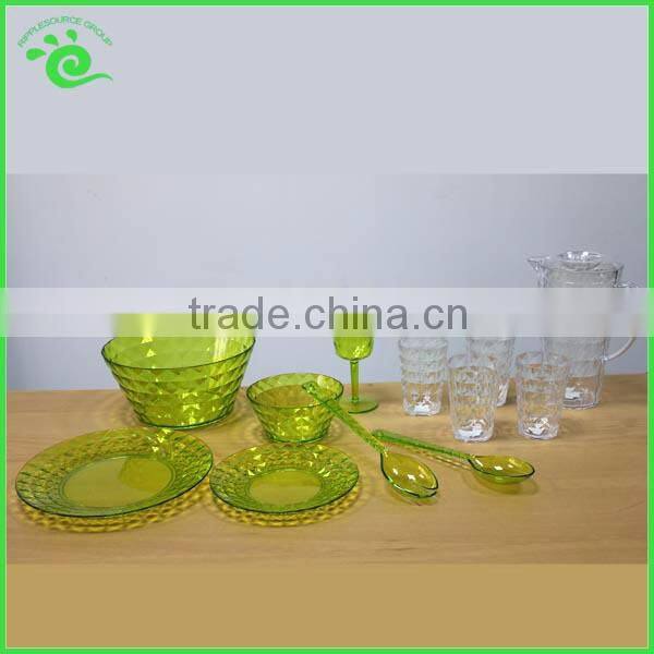 Set 12PCS Plastic Wholesale China Tableware