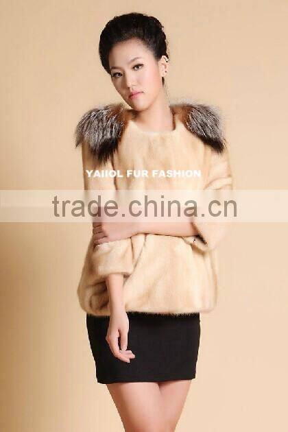fashion mink fur coat