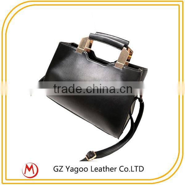 Korea fashion latest ladies handbags leather to te bag