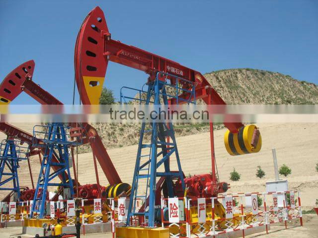 Oil field beam pumping unit