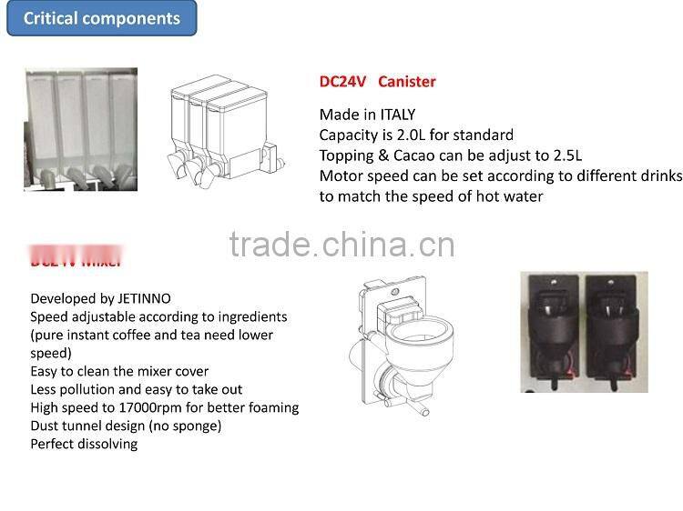 IN5C instant powder coffee milk cappuccino machine