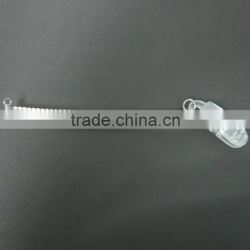White Plastic Elastic Coiled Spring Lanyard For Wholesale Cheap Factory Price