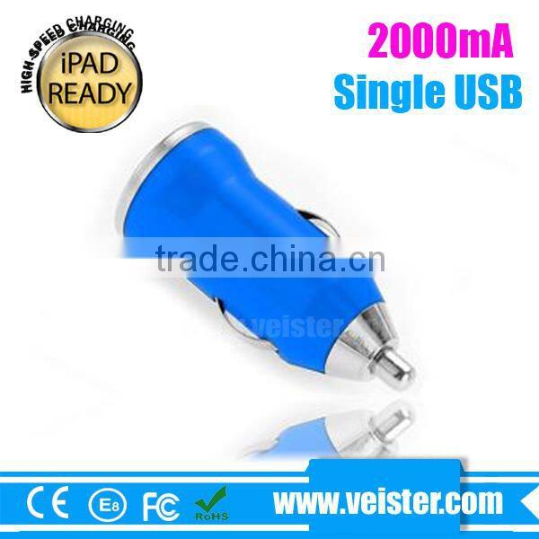 5V 2.1A Colorful USB Car Charger for iPhone5