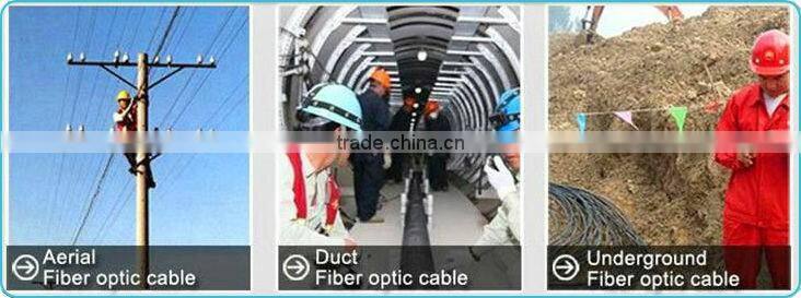 Lighting plastic optical fiber cable conduits underground