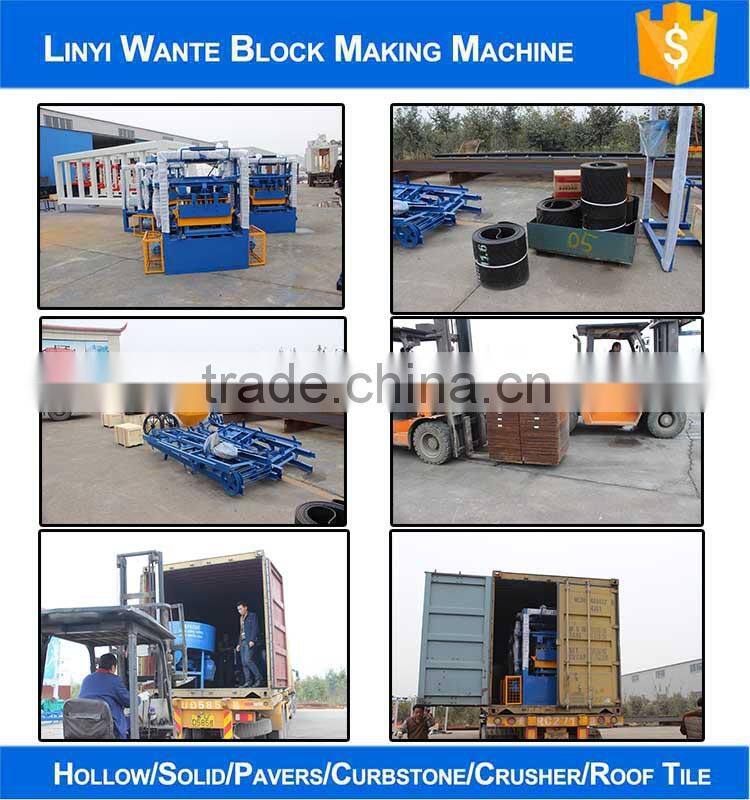2015 QT small scale concrete block making machine/brick molding press machine