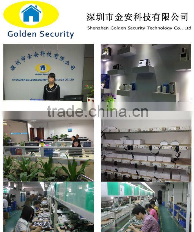 LCD intelligent Wireless home security alarm system with APP application on iphone