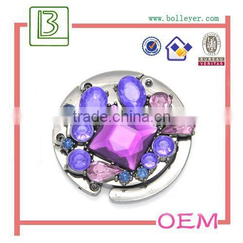 crystal folding purse bag hook purse hanger metal gift