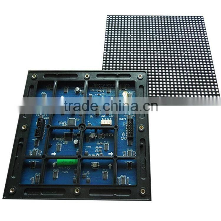 Best quality outdoor full color advertising led wall for P6 LED Display module