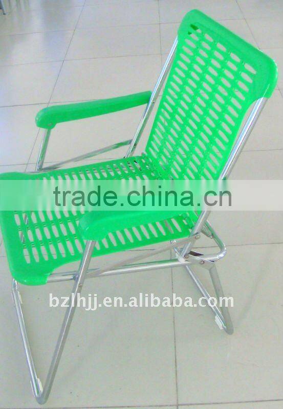 leisure plastic ratten foldable gardern chair