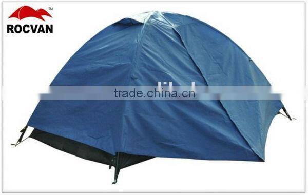 1-2 Person China family tents camping tent with fiberglass pole material