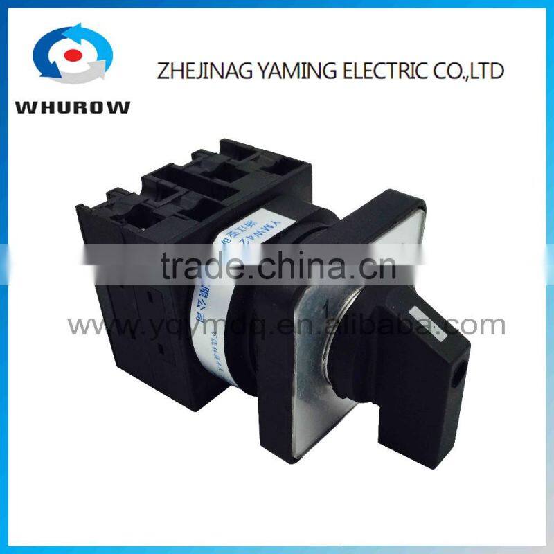 Changeover rotary cam universal switch LW42 LW40 Series 100A 3 poles panel installation electrical high voltage control machine