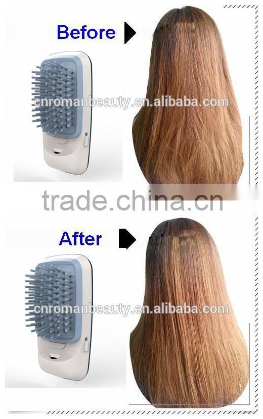 2015 Newest professional healthcare hair brush ionic comb