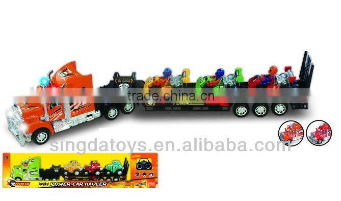 New arrive ! 4 Channel with light and recharge battery rc container truck