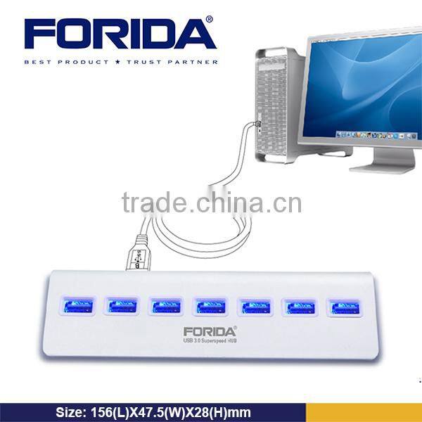 Forida foctory wholesale robot usb hub with power supply support charing usb 3.0