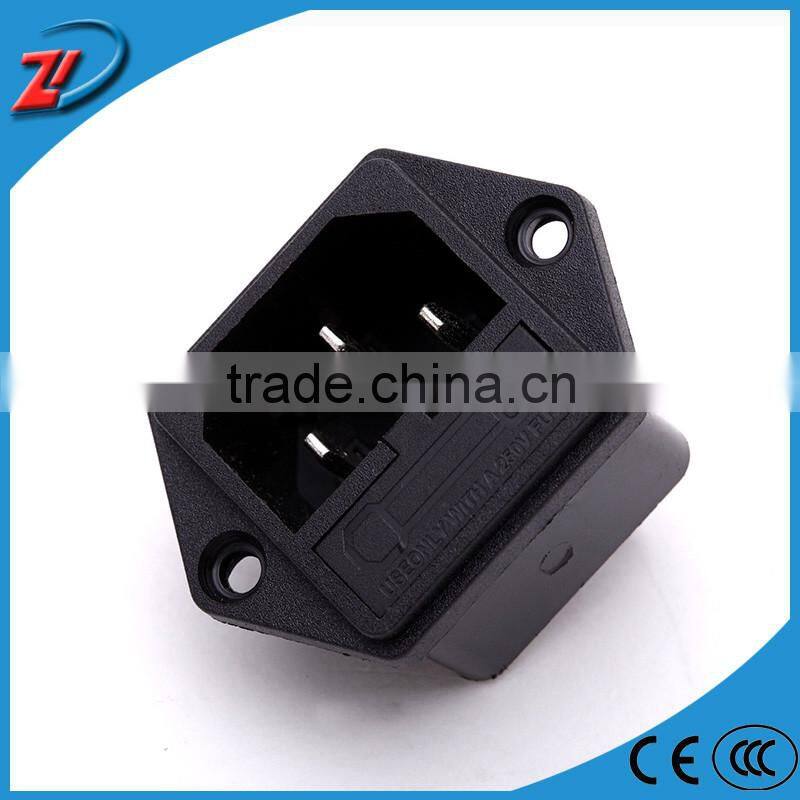 waterproof plug and socket with 3 pin with Fuse