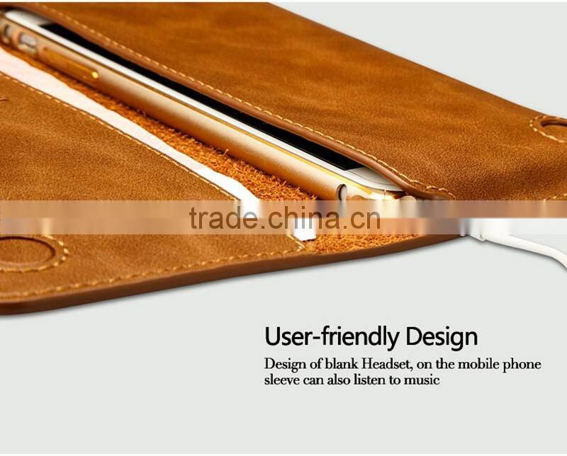OEM leather cell phone bag