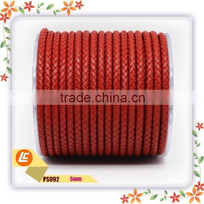 Wholesale Braided Genuine Leather Cord Best Selling 2016