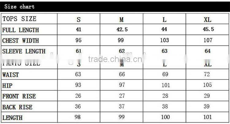 Hot sale fashion training clothes and fitness set or running wear with low prices made in China