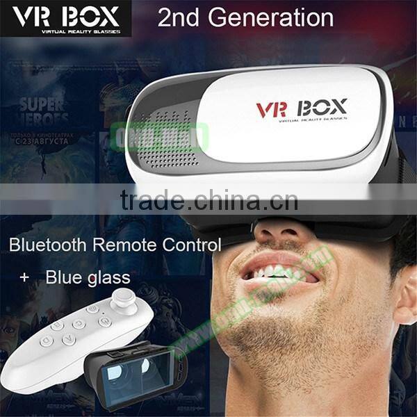 Hot VR Box 2nd Gen Virtual Augmented Reality 3D Video Glasses, Virtual Reality Headset for Smartphones