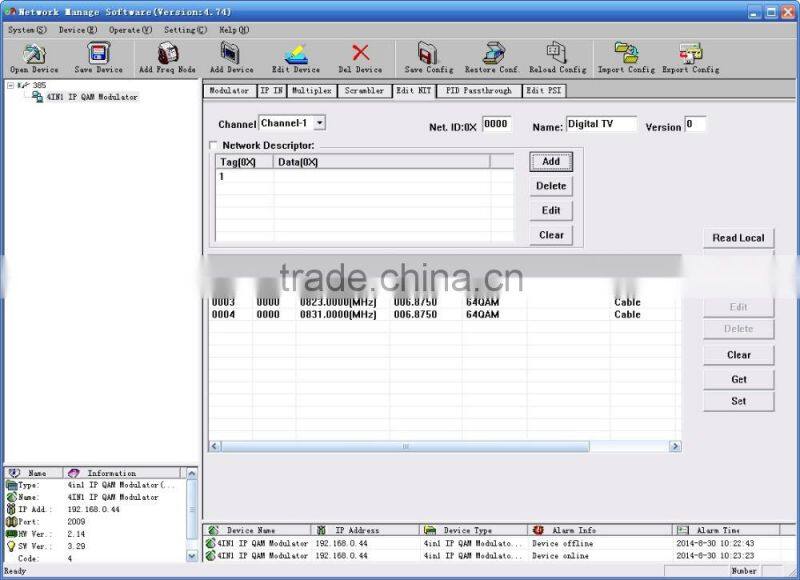 SC-4154 dvb ip qam modulator