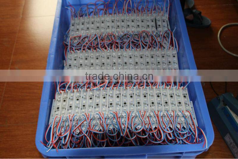 ip67 12v 3leds/module 20pcs/string rectangle 75*15mm full color ws2811 LED Pixels module