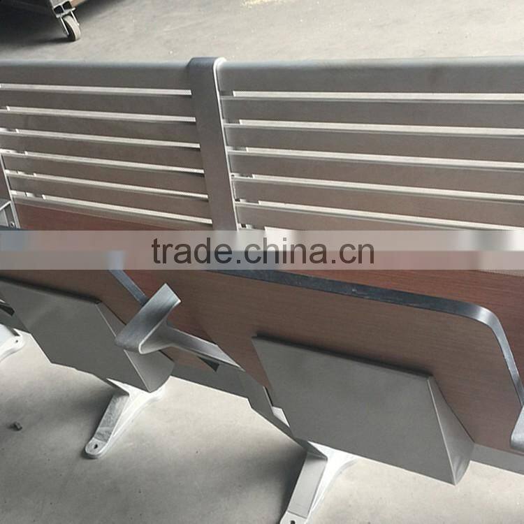 Cheap Aluminum Attached Folding College School Student Desk and Chair HXFD001