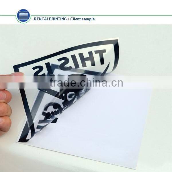 China Free Sample And Shipping Waterproof Die Cut Vinyl Sticker Custom Car Vinyl Sticker