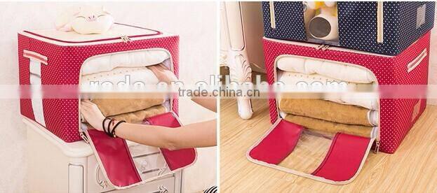 Good quality large capacity storage bag with four steel support