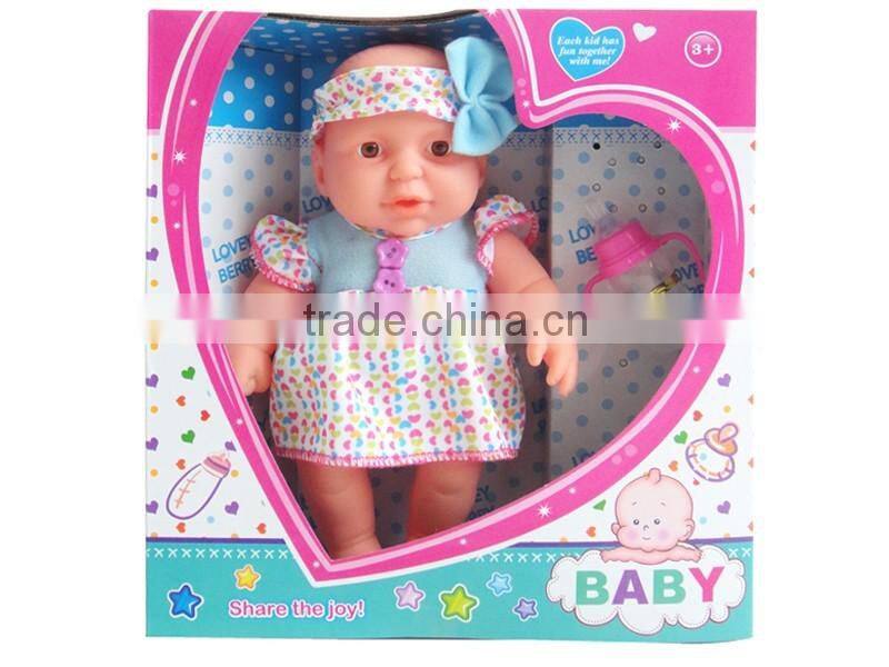 8 inch manufacturer China baby doll soft toy