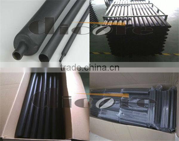 Thin dual wall adhesive heat shrink tube black for 3d printer