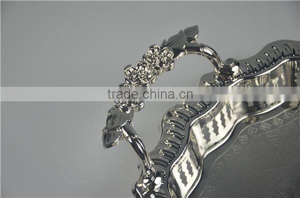 silver serving trays T130S