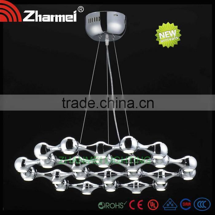10 lights decorative Modern Crystal Pendant Lamp