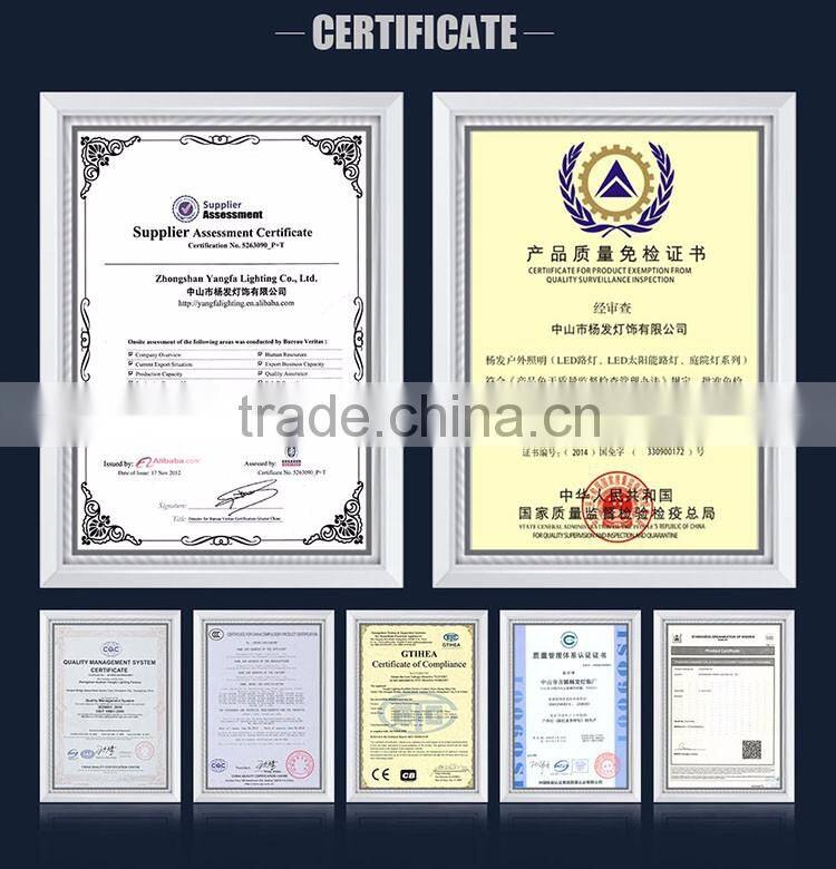 YANGFA module mounted ip65 waterproof solar led street light AS01 10W