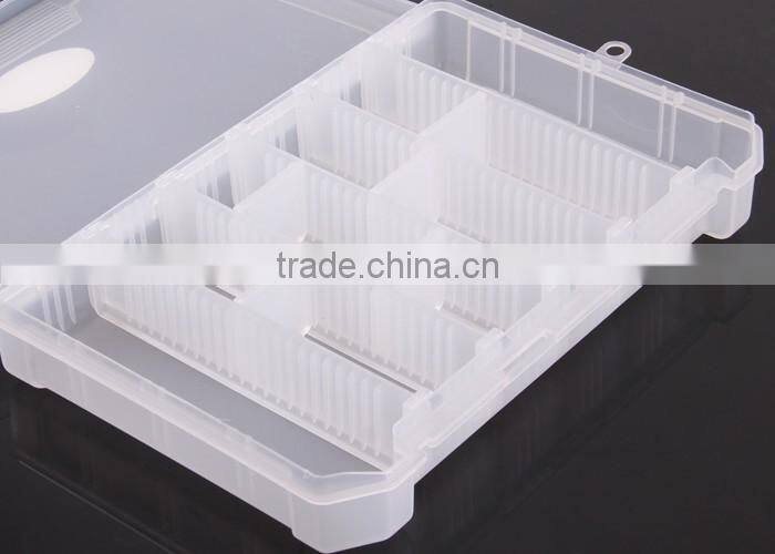 Compartments Closed Large Capacity 27*18*4.5cm Fishing Tackle Box