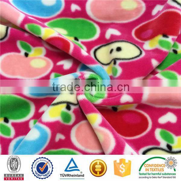Polyester Spandex Digital Print Knit Fabric For Dress